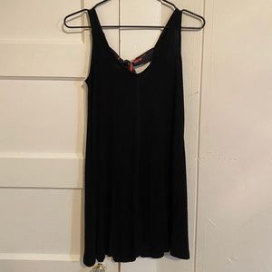 Francesca's Black Slip Dress